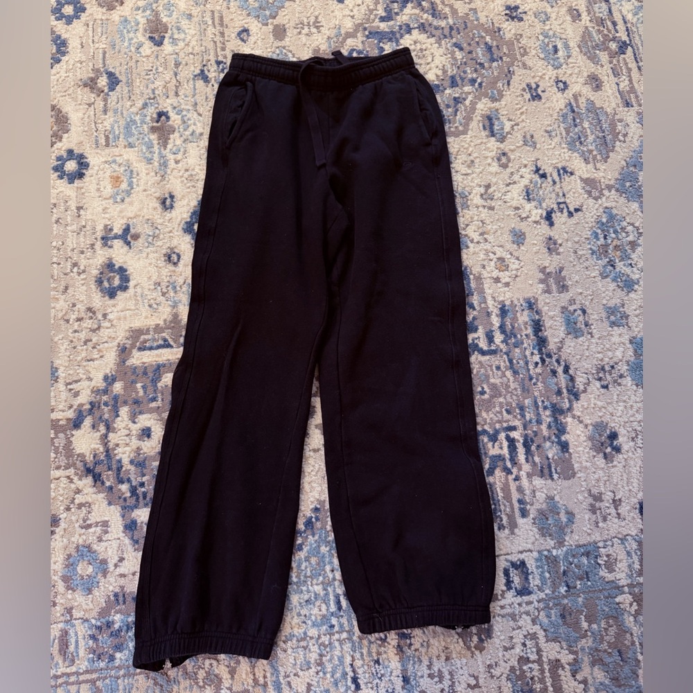 Champion Black Cotton Sweatpants